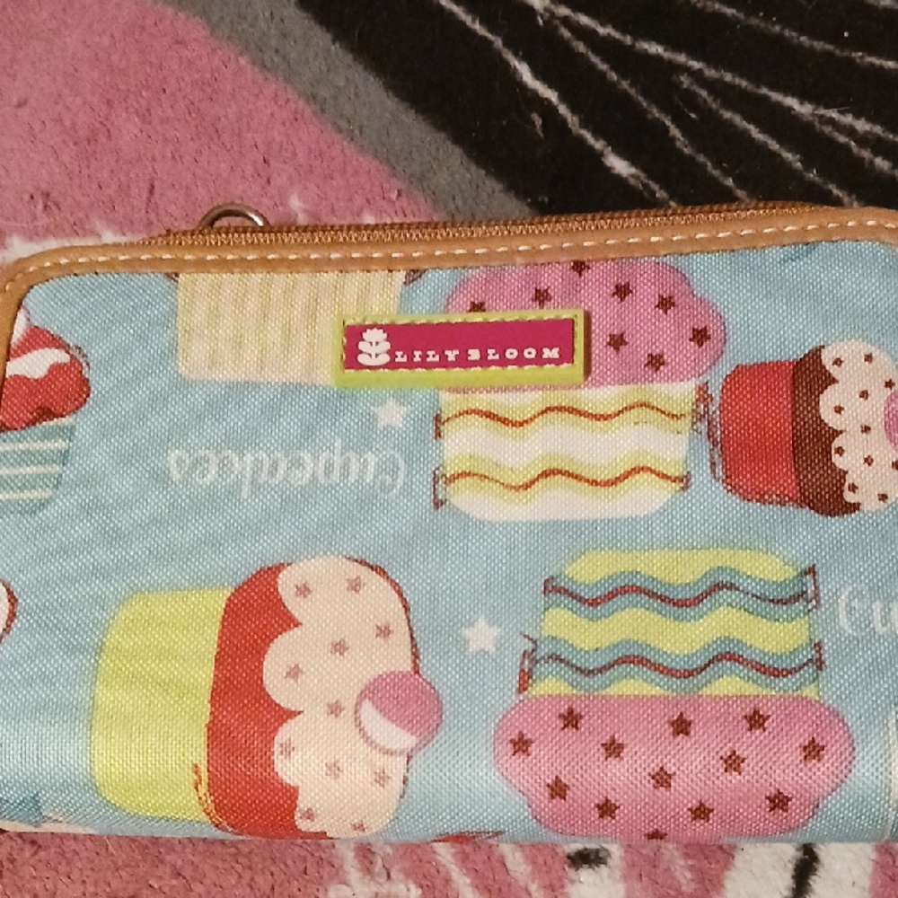 Lily Bloom Multicolor Cupcake Wallet